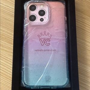 Velvet Caviar Ombre Stardust Glitter iPhone 13 Pro Case - NEW IN BOX**